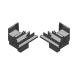 TOPO INVERSOR SERIE 40 255 PRETO
